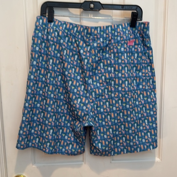 Johnston & Murphy 🔥sale🔥⭐️Blue Patterned Men's Shorts - Picture 4 of 11